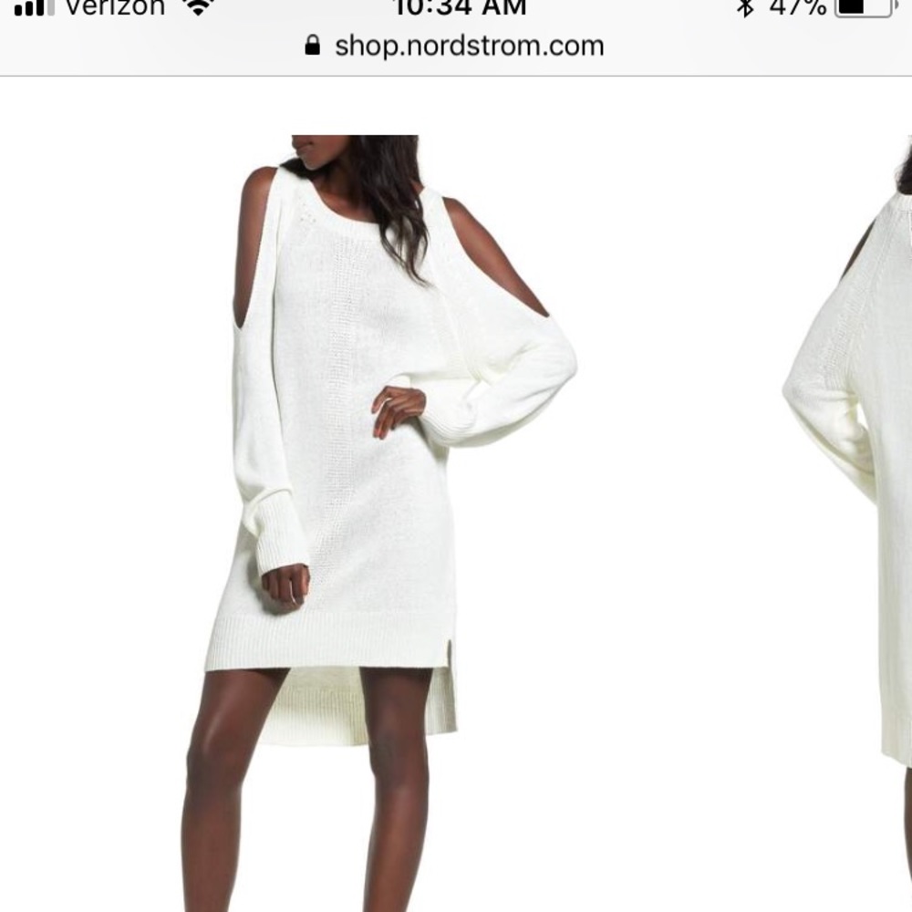LUSH sweater dress, off-white, never worn